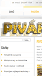 Mobile Screenshot of pivarium.cz